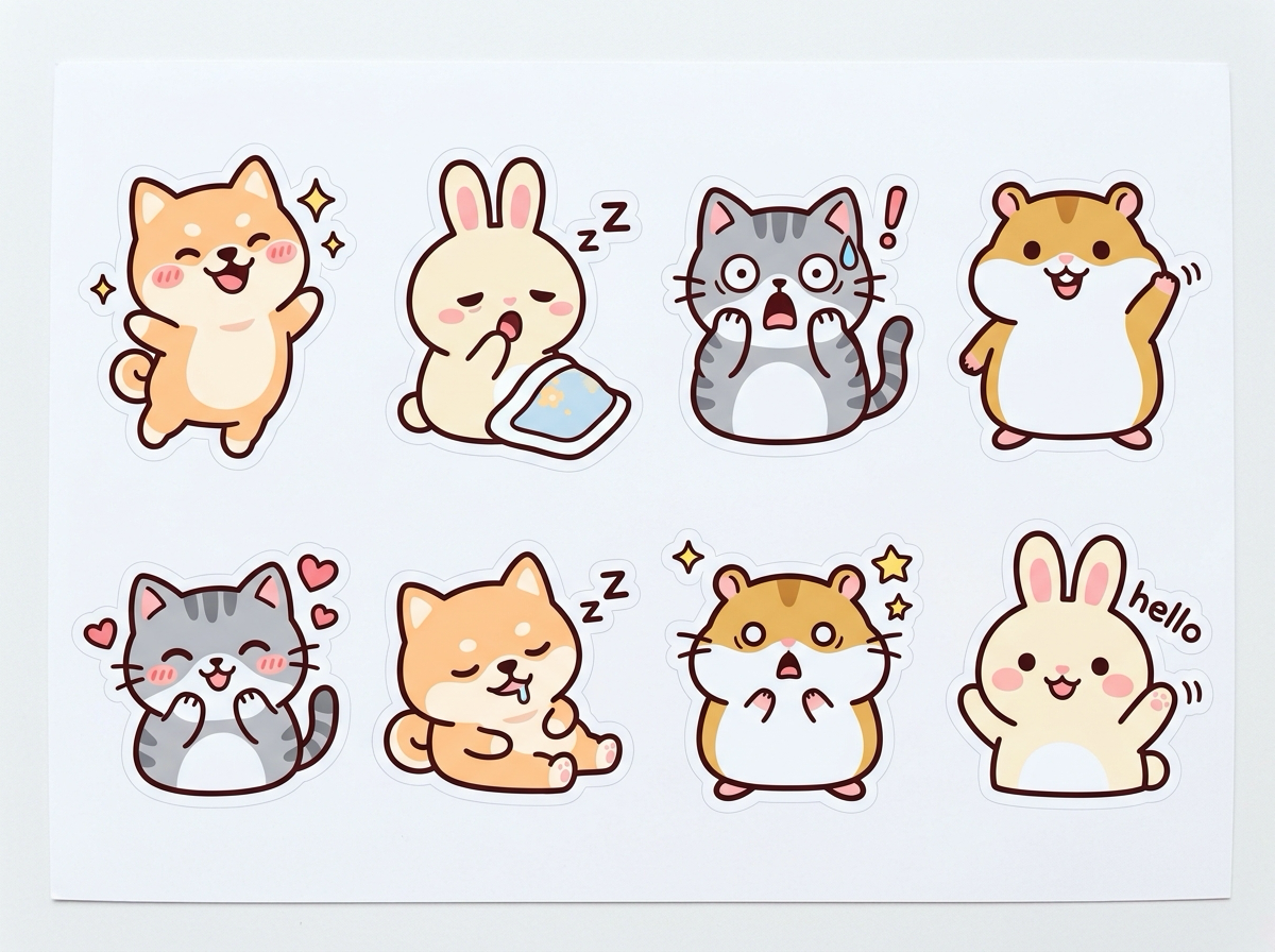 ゆるかわ動物LINEスタンプ第3弾